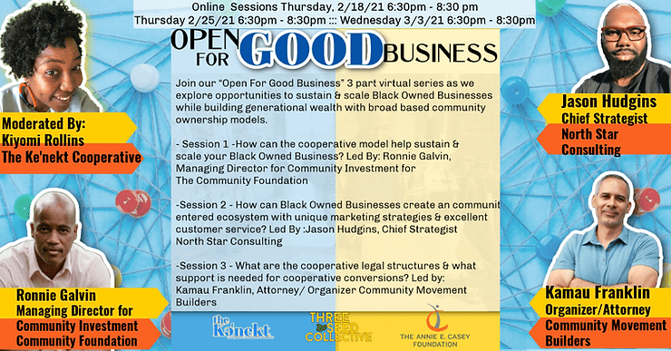 “Open for Good Business” community conversations